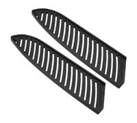 PATIKIL PP Sicurezza Coltello Copertura Custodie per 7" Santoku Coltello 2pz Coltelli Lamine Guardia Lama Protettore Universale Coltello Fodero per Cucina Chef Coltello Nero