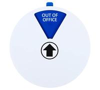 PATIKIL Privacy Cartello, 6 Opzioni Magnetico Adesivo Cartello, Do Not Disturb/Out Of Office/Come In Welcome/In a Riunione/Come Back Soon/Smartworking, Bianco