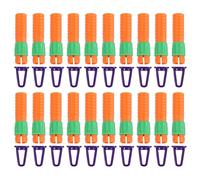 PATIKIL Prolunga Matita per Pastelli Crayon, 20 Pz Prolunga per Pastelli a Olio Bastoncino da Disegno Strumento Multifunzionale per Pastelli Matita a Olio per Disegno Artistico, Arancione