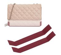 PATIKIL Purse Base Shaper 10 x 1.2 Inch, 2 Pcs Purse Bottom Insert Felt Bag Shaper Saver Liner Board for Wallet on Chain Bags, Wine Red