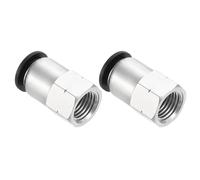 PATIKIL Raccordi Push to Connect, 2 Pezzi Tubo da 10mm OD a Filettatura Femmina 1/4 Pollice NPT Filettatura Femmina Raccordi a Connessione Rapida