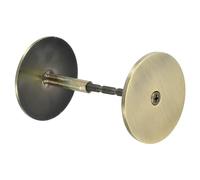 PATIKIL Rivestimento Pomello Porta Foro 2 3/16" Dia. Copri Catenaccio Piastra Porta Foro Riempimento Piastra per 1 3/8" a 1 3/4" Fori Bronzo