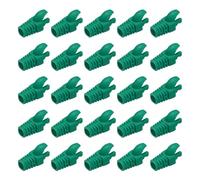 PATIKIL RJ45 Plug Connector Cover, 50Pcs Cat5 Cat5E Cat6 Cat7 Copertura per Cavo di Rete per Laptop Computer Desktop Router Smart TV Telecamere di Rete Stampanti, Verde