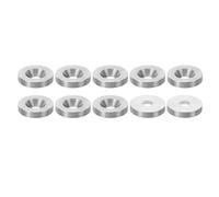 PATIKIL Rondelle a Testa Svasata M5, 10pz Diametro 18mm Altezza 3.5mm in Acciaio Inossidabile 304 Svasato Rondella Bullone Testa Svasata Rondelle Acciaio per Costruzione Industriale
