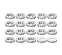 PATIKIL Rondelle a Testa Svasata M5, 20pz Diametro 18mm Altezza 3.5mm in Acciaio Inossidabile 304 Svasato Rondella Bullone Testa Svasata Rondelle Acciaio per Costruzione Industriale