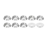 PATIKIL Rondelle a Testa Svasata M6, 10pz Diametro 16mm Altezza 3.5mm CNC in Acciaio Inossidabile 304 Svasato Rondella Bullone Testa Svasata Rondelle Acciaio per Costruzione Industriale