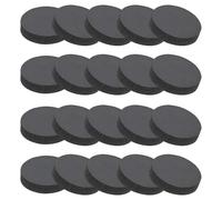 PATIKIL Rondelle Gomma Piena, 20 Pz 10mm ID x 3mm Spessore Guarnizione Rotonda Gomma Boccole Rondella Distanziatrice per Guarnizione Fai da Te, Nero