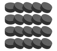 PATIKIL Rondelle Gomma Piena, 20 Pz 20mm ID x 6mm Spessore Guarnizione Rotonda Gomma Boccole Rondella Distanziatrice per Guarnizione Fai da Te, Nero