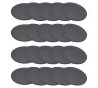 PATIKIL Rondelle Gomma Piena, 20 Pz 45mm ID x 1.5mm Spessore Guarnizione Rotonda Gomma Boccole Rondella Distanziatrice per Guarnizione Fai da Te, Nero