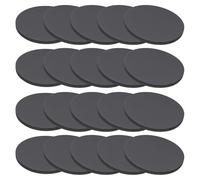 PATIKIL Rondelle Gomma Piena, 20 Pz 45mm ID x 3mm Spessore Guarnizione Rotonda Gomma Boccole Rondella Distanziatrice per Guarnizione Fai da Te, Nero
