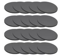 PATIKIL Rondelle Gomma Piena, 20Pz 55 Mm ID x 3 Mm Spessore Guarnizione Rotonda Gomma Boccole Rondella Distanziatrice per Guarnizione Fai da Te, Nero