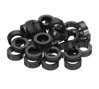 PATIKIL Rondelle in ABS Presa Elettrica M12, 30Pz 12,2mm ID, 18mm OD, 6mm L Senza Filettatura, Rondelle di Supporto Rotondo Spaziatori per Interruttori e Prese Hardware per Viti M12