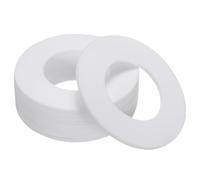 PATIKIL Rondelle Piana, 10pz 88mm OD 45mm ID 3mm Spessore DN40 PTFE Rondelle di Tenuta Guarnizione Flangia Guarnizione Tenuta per Tubo Rubinetto Acqua