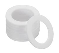 PATIKIL Rondelle Piana, 50pz 30mm OD 20mm ID 2mm Spessore PTFE Rondelle di Tenuta Guarnizione Flangia Guarnizione Tenuta per Tubo Rubinetto Acqua
