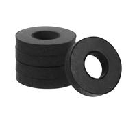 PATIKIL Rondelle Piatte Gomma, 40pz 5/8" Od x 1/4" Id x 1/8" Spessore Boccole Gomma Distanziali Multiuso Rondelle Anti Vibrazioni per Bulloni Viti Elettrodomestici per Auto