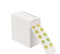 PATIKIL Rotolo di Adesivi a Stella 0.95cm, 1000Pz Stelline Adesive Premio Autoadesivi a Forma di Stella per Decorativi Materiale Scolastico Insegnanti e Lavori Creativi Fai Da Te, Oro