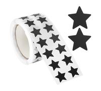 PATIKIL Rotolo di Adesivi a Stella 1.27cm, 1000Pz Stelline Adesive Premio Autoadesivi a Forma di Stella per Decorativi Tabelle di Comportamento Forniture Insegnanti e Lavori DIY, Nero