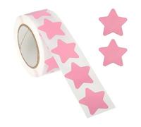 PATIKIL Rotolo di Adesivi a Stella 2.54cm, 500Pz Stelline Adesive Premio Autoadesivi a Forma di Stella per Decorativi Materiale Scolastico Insegnanti e Lavori Creativi Fai Da Te, Rosa