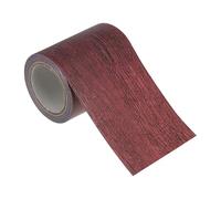 PATIKIL Rotolo Nastro per Riparazioni Effetto Legno 2.2" x15ft, Pellicola Adesiva Legno Finto Realistico Testurizzato per Pavimento, Porta, Tavolo, Armadi, Scrivania, Mogano Scuro