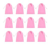 PATIKIL Sacchetti Regalo In Velluto, Confezione Da 12 Pezzi 4 X 6 Pollici Sacchetto Con Cordino In Velluto Custodia Gioielli Sacchetto Per Imballaggio Regalo Per Matrimonio Feste Rosa