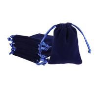 PATIKIL Sacchetti Regalo in Velluto, Pz21 Sacchetti Gioiello con Coulisse in Velluto da 2.8 x 3.6 Pollici per Matrimoni, Feste di Compleanno, Festival, Blu Navy