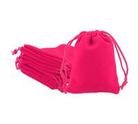 PATIKIL Sacchetti Regalo in Velluto, Pz21 Sacchetti Gioiello con Coulisse in Velluto da 2.8 x 3.6 Pollici per Matrimoni, Feste di Compleanno, Festival, Colore Rosa
