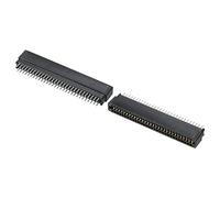 PATIKIL Scheda Bordo Connettore Nero Presa Destra Angolo 60 Pin 2.54mm Passo per PCB Circuito Scheda, Gioco Console, 2pz
