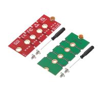 PATIKIL Scheda Di Adattamento Estesa M2 NVME SSD Trasferimento 2230 2242 2260 2280 2Pezzi Adattatore Estensione M2 Cambio Dimensione Lunga Con Cacciaviti Rosso Verde