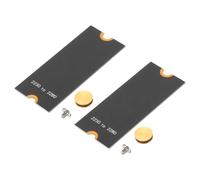 PATIKIL Scheda Di Adattamento Estesa M2 NVME SSD Trasferimento 2230-2280 2 Pezzi Adattatore Estensione M2 Cambia In Misura Lunga Con Cacciaviti Per Casa Ufficio Nero
