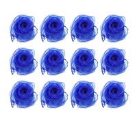 PATIKIL Sciarpe da Ballo, 12pz Sciarpe Quadrate da Giocoleria 60cm x 60cm per Giochi Ballo Musica Magia Attività Performance Abbigliamento, Blu