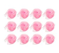 PATIKIL Sciarpe da Ballo, 12pz Sciarpe Quadrate da Giocoleria 60cm x 60cm per Giochi Ballo Musica Magia Attività Performance Abbigliamento, Rosa