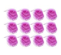PATIKIL Sciarpe da Ballo, 12pz Sciarpe Quadrate da Giocoleria 60cm x 60cm per Giochi Ballo Musica Magia Attività Performance Abbigliamento, Rosa Viola