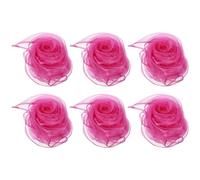 PATIKIL Sciarpe da Ballo, 6pz Sciarpe Quadrate da Giocoleria 60cm x 60cm per Giochi Ballo Musica Magia Attività Performance Abbigliamento, Rosso Prugna Chiaro