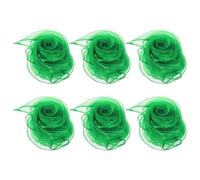 PATIKIL Sciarpe da Ballo, 6pz Sciarpe Quadrate da Giocoleria 60cm x 60cm per Giochi Ballo Musica Magia Attività Performance Abbigliamento, Erba Verde