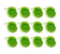 PATIKIL Sciarpe da danza, 12 pezzi, quadrate, per giocoleria, 45,7 x 45,7 cm, per giocare a musica magica, attività di giocoleria, colore: verde