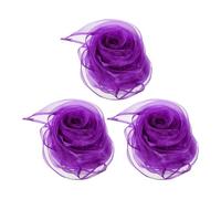 PATIKIL Sciarpe da danza, 3 pezzi, sciarpe quadrate da giocoleria, 71 x 71 cm, per giocare a musica magica, per giocoleria, colore: viola