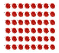 PATIKIL Sciarpe da danza, 48 pezzi, sciarpe quadrate da giocoleria, 61 x 50 cm, sciarpe per movimento musicale, accessori per giocare a giocoleria magica, rosso