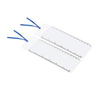 PATIKIL Segnalibro Lente Ingrandimento con 6" Righello, 2pz 3X Ingrandimento Foglio Pagina Lente Ingrandimento Lente per Bassa Vista Persone Lettura Libro Rivista Giornale