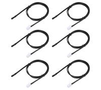 PATIKIL Sensore Temperatura Ntc 50K, 6 Pz 15.7" 1% 3950 Sonda Sensore Temperatura Epossidico Impermeabile Trasmettitore Temperatura Digitale Estensione per Frigorifero