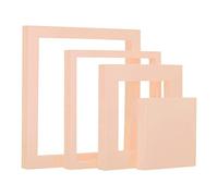 PATIKIL Set Scenografia Sfondo Fotografico Quadrato Cubo Geometrico Schiuma Dura Foto Scenografia per Strumenti Trucco Servizio Fotografico Profumo Decorazione Beige