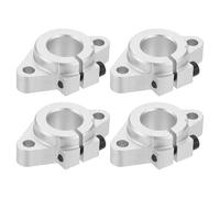PATIKIL SHF16 Alluminio Lineare Movimento Asta Binario Morsetto Guida Supporto 4pz per 16mm Dia Albero