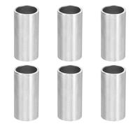 PATIKIL Spacer Acciaio M10, 6pz Spacer Metallo Acciaio 10.1mm Id x 12mm Od x 24mm L Spacer Acciaio Carbonio Vite Standoff Rotondo per Bulloni a 2/5in o M10