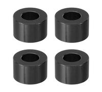 PATIKIL Spacer Alluminio M8 4pz Spaziatori Metallici Alluminio 8,2 Mm ID x 16 Mm OD x 10 Mm L Vite Distanziale Alluminio Distanziatore Rotondo per Bulloni a Vite 1/3" o M8 Nero