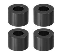 PATIKIL Spacer Alluminio M8 4pz Spaziatori Metallici Alluminio 8,2 Mm ID x 16 Mm OD x 12 Mm L Vite Distanziale Alluminio Distanziatore Rotondo per Bulloni a Vite 1/3" o M8 Nero