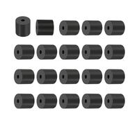 PATIKIL Spacer Gomma Multiuso, 20 Pz 0.2"Id x 1"Od x 1"T Cuscinetti Isolanti Antivibrazioni Rotondi Neoprene Boccole Gomma Isolante Rondelle Distanziatrici per Bulloni Hvac Accessori
