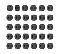 PATIKIL Spacer Gomma Multiuso, 30 Pz 0.2"Id x 0.5"Od x 0.3"T Cuscinetti Isolanti Antivibrazioni Rotondi Neoprene Boccole Gomma Isolante Rondelle Distanziatrici per Bulloni Hvac Accessori
