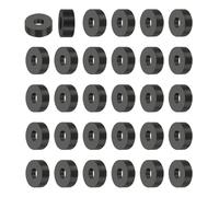 PATIKIL Spacer Gomma Multiuso, 30 Pz 0.2"Id x 0.6"Od x 0.2"T Cuscinetti Isolanti Antivibrazioni Rotondi Neoprene Boccole Gomma Isolante Rondelle Distanziatrici per Bulloni Hvac Accessori