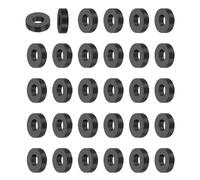 PATIKIL Spacer Gomma Multiuso, 50 Pz 0.4"Id x 0.8"Od x 0.2"T Cuscinetti Isolanti Antivibrazioni Rotondi Neoprene Boccole Gomma Isolante Rondelle Distanziatrici per Bulloni Hvac Accessori