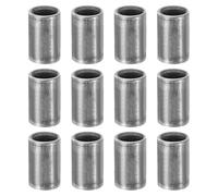 PATIKIL Spacer in Acciaio M8, 12 Pz Spaziatori Metallici Acciaio 8mm Id x 12mm Od x 20mm L Vite Distanziale in Acciaio Carbonio Distanziatore Rotondo per Bulloni da 5/16in o M8
