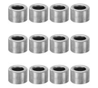 PATIKIL Spacer in Acciaio M8, 12 Pz Spaziatori Metallici Acciaio 8mm Id x 14mm Od x 10mm L Vite Distanziale in Acciaio Carbonio Distanziatore Rotondo per Bulloni da 5/16in o M8